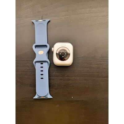 Apple Watch Series 10 42mm Aluminium Silver Gps Smartwatch - Denim Sport Band Apple Watch Series 10 42mm Aluminium Silver Gps Smartwatch - Denim Sport Band