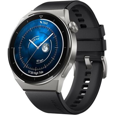 Huawei WATCH GT 3 Pro - Titanium Black Soft Silicone Huawei WATCH GT 3 Pro - Titanium Black Soft Silicone