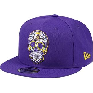 New Era Los Angeles Lakers Sugar Skull Purple Snapback Cap 9fifty Osfa Limited New Era Los Angeles Lakers Sugar Skull Purple Snapback Cap 9fifty Osfa Limited