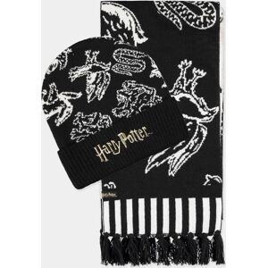 Harry Potter - Giftset (Beanie & Scarf) Black Harry Potter - Giftset (Beanie & Scarf) Black