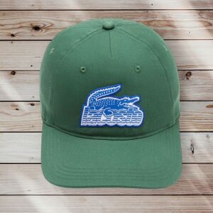 Lacoste Unisex Crocodile Patch Branded Cap Green Rk6846 132 One Size Logo Hat Lacoste Unisex Crocodile Patch Branded Cap Green Rk6846 132 One Size Logo Hat