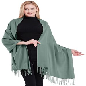 Cj Apparel Laurel Green 100% Cashmere Shawl Pashmina Scarf Wrap Stole Hand Made In Nepal Cj Apparel Laurel Green 100% Cashmere Shawl Pashmina Scarf Wrap Stole Hand Made In Nepal