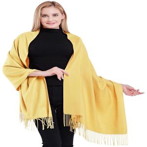 Cj Apparel Light Gold 100% Cashmere Shawl Pashmina Scarf Wrap Stole Hand Made In Nepal New Cj Apparel Light Gold 100% Cashmere Shawl Pashmina Scarf Wrap Stole Hand Made In Nepal New