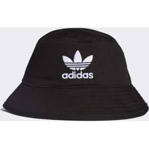 adidas Originals Adicolor Bucket Hat Black With White Logo adidas Originals Adicolor Bucket Hat Black With White Logo