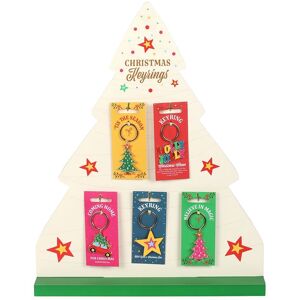 Something Different Nostalgic Christmas Keyring (Pack Of 25)One Size Multicolour Something Different Nostalgic Christmas Keyring (Pack Of 25)One Size Multicolour