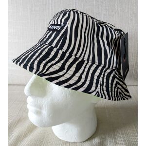 Large Levi'S Black / Ecru Reversible Adult Bucket Hat 100% Cotton Red Tab Buck9 Large Levi'S Black / Ecru Reversible Adult Bucket Hat 100% Cotton Red Tab Buck9