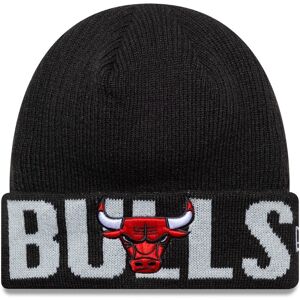 New Era Chicago Bulls Woolly Hat.Nba Wordmark Knit Black Basketball Beanie W25 New Era Chicago Bulls Woolly Hat.Nba Wordmark Knit Black Basketball Beanie W25