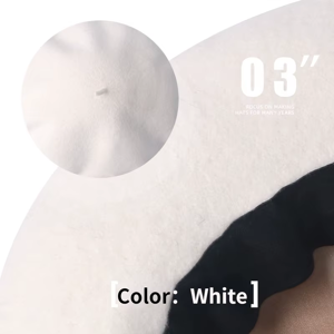 Does Not Apply 50-60cm Big Head Wool Beret Female For Women Flat Cap Knit 100% Cashmere Hat New Does Not Apply 50-60cm Big Head Wool Beret Female For Women Flat Cap Knit 100% Cashmere Hat New