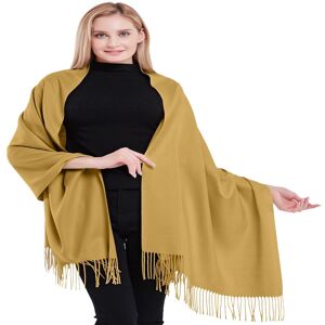 Cj Apparel Light Brown 100% Cashmere Shawl Pashmina Scarf Wrap Stole Hand Made In Nepal New Cj Apparel Light Brown 100% Cashmere Shawl Pashmina Scarf Wrap Stole Hand Made In Nepal New