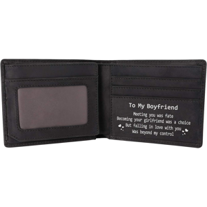 Kenon Personalized Leather Wallet For Boyfriend, Engraved Rfid Blocking Bifold Kenon Personalized Leather Wallet For Boyfriend, Engraved Rfid Blocking Bifold