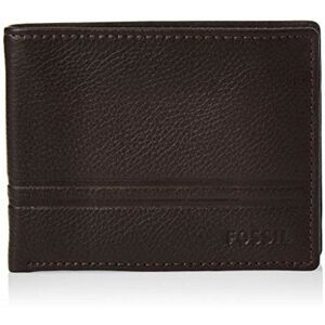 Fossil Wilder Wallet Flip Id Bifold Dark Brown Leather Rrp £45 Fossil Wilder Wallet Flip Id Bifold Dark Brown Leather Rrp £45