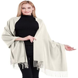 Cj Apparel Off White 100% Cashmere Shawl Pashmina Scarf Wrap Stole Hand Made In Nepal *new* Cj Apparel Off White 100% Cashmere Shawl Pashmina Scarf Wrap Stole Hand Made In Nepal *new*