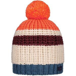 Barts Coltan Bobble Knit Beanie Ski Hat Red/blue Barts Coltan Bobble Knit Beanie Ski Hat Red/blue