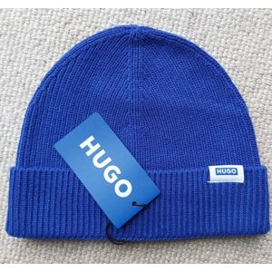 Genuine Hugo Boss Royal Blue 33% Virgin Wool Cuff Beanie Hat 50551371 Genuine Hugo Boss Royal Blue 33% Virgin Wool Cuff Beanie Hat 50551371