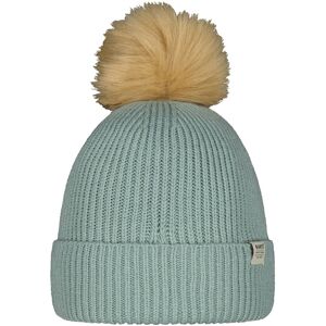 Barts Kids Wonderdome Chunky Knit Cuffed Beanie Bobble Hat - Sage - 4 - 8 Yrs Barts Kids Wonderdome Chunky Knit Cuffed Beanie Bobble Hat - Sage - 4 - 8 Yrs