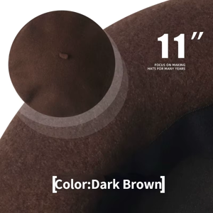 Does Not Apply 50-60cm Big Head Wool Beret Female For Women Flat Cap Knit 100% Cashmere Hat New Does Not Apply 50-60cm Big Head Wool Beret Female For Women Flat Cap Knit 100% Cashmere Hat New