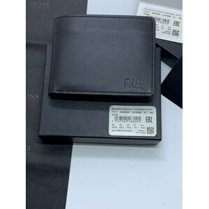New Hugo Boss Arezzo Trifold Black Leather Wallet With Coin Pocket New Hugo Boss Arezzo Trifold Black Leather Wallet With Coin Pocket