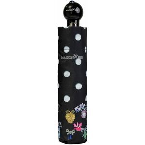 Perletti Ladies Compact Umbrella Black & White Polka Dots Automatic Folding Brolly Soake Perletti Ladies Compact Umbrella Black & White Polka Dots Automatic Folding Brolly Soake