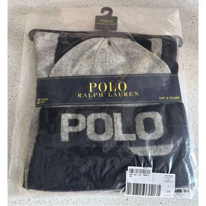 Polo Ralph Lauren Wool Blend Navy Grey Scarf Beanie Hat Gift Set Authentic Bnwt Polo Ralph Lauren Wool Blend Navy Grey Scarf Beanie Hat Gift Set Authentic Bnwt