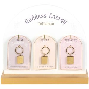Something Different Goddess Talisman Keyring (Pack Of 24) / One Size Gold Sd6886 Something Different Goddess Talisman Keyring (Pack Of 24) / One Size Gold Sd6886