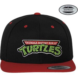 Teenage Mutant Ninja Turtles Tmnt Logo Premium Snapback Cap Black-Red Teenage Mutant Ninja Turtles Tmnt Logo Premium Snapback Cap Black-Red