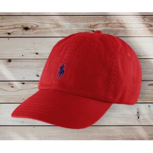 Polo Ralph Lauren Red Baseball Cap Classic Cotton Hat One Size Logo Adjustable Polo Ralph Lauren Red Baseball Cap Classic Cotton Hat One Size Logo Adjustable