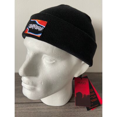 Hugo Boss X Vertere Berlin Logo Beanie Men Hat Made In Italy Bnwt Hugo Boss X Vertere Berlin Logo Beanie Men Hat Made In Italy Bnwt