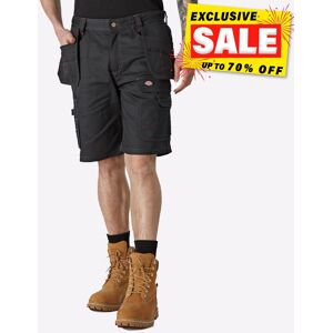 Dickies Redhawk Mens Pro Work Utility Cargo Multi-Pocket Shorts Black Dickies Redhawk Mens Pro Work Utility Cargo Multi-Pocket Shorts Black