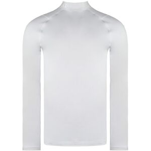 Under Armour Coldgear Infrared Fitted Mens White Golf Mock Baselayer Under Armour Coldgear Infrared Fitted Mens White Golf Mock Baselayer