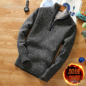 M-Xxxl Men'S Pullovers Zipper Sweater Korean Style Casual Fashion Streetwear New M-Xxxl Men'S Pullovers Zipper Sweater Korean Style Casual Fashion Streetwear New