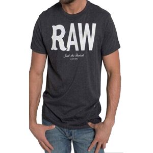 G-Star Raw Mens Black Heather Leacht Short Sleeve Plain T Shirt Size Small G-Star Raw Mens Black Heather Leacht Short Sleeve Plain T Shirt Size Small