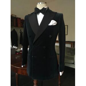 Handmade Men Velvet Jacket Blazers Designer Black Double Breasted Tuxedo Dinner Coat Uk Handmade Men Velvet Jacket Blazers Designer Black Double Breasted Tuxedo Dinner Coat Uk