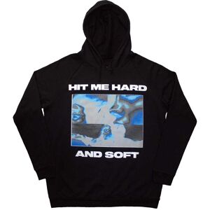 Billie Eilish Unisex Pullover Hoodie: Hit Me Hard And Soft Negative (X-Large) Billie Eilish Unisex Pullover Hoodie: Hit Me Hard And Soft Negative (X-Large)
