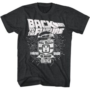 Back To The Future - Vintage Delorean - Short Sleeve - Heather - Adult - T-Shirt Back To The Future - Vintage Delorean - Short Sleeve - Heather - Adult - T-Shirt
