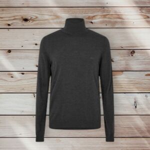 Boss Hugo Boss Baldebert E Turtle Neck Merino Wool Jumper Med Grey 2xl £180 Boss Hugo Boss Baldebert E Turtle Neck Merino Wool Jumper Med Grey 2xl £180