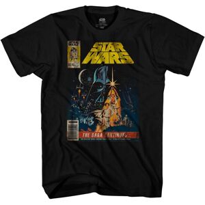 Star Wars The Saga Continues Comic Book Cover Officially Licensed Adult T Shirt Star Wars The Saga Continues Comic Book Cover Officially Licensed Adult T Shirt