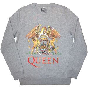 Queen Classic Crest Band Logo Sweatshirt - Grey XL Queen Classic Crest Band Logo Sweatshirt - Grey XL