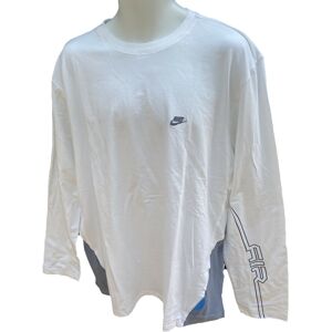 New Nike Air Long Sleeved Stretch Cotton Tee Shirt White Xxl New Nike Air Long Sleeved Stretch Cotton Tee Shirt White Xxl