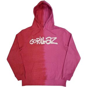 Gorillaz Unisex Pullover Hoodie: Two-Tone Brush Logo (Wash Collection) (X-Large) Gorillaz Unisex Pullover Hoodie: Two-Tone Brush Logo (Wash Collection) (X-Large)