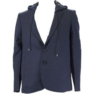 Bespoken Men'S Navy Wool Hooded Blazer 003049 Nwt Bespoken Men'S Navy Wool Hooded Blazer 003049 Nwt