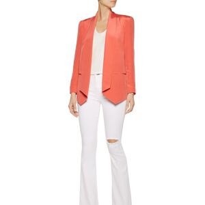 Rebecca Minkoff Women'S Silk Long Becky Blazer Jacket Nwt Rebecca Minkoff Women'S Silk Long Becky Blazer Jacket Nwt