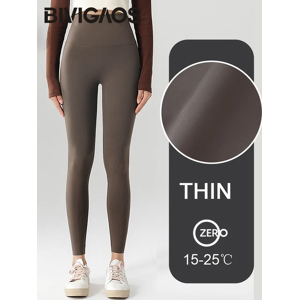 S-Xxl High Waist Leggings Seamless Slim Thin Fashion Fleece Pants For Women New S-Xxl High Waist Leggings Seamless Slim Thin Fashion Fleece Pants For Women New