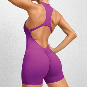 S-Xl Hollow Backless Sports Swim Suit Sleeveless One Piece Gym Outfit For Women S-Xl Hollow Backless Sports Swim Suit Sleeveless One Piece Gym Outfit For Women