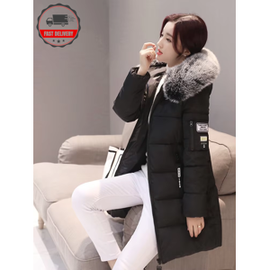 Does Not Apply Women Winter Hooded Parka Fur Collar Long Jacket Slim Thick Warm Coat Does Not Apply Women Winter Hooded Parka Fur Collar Long Jacket Slim Thick Warm Coat