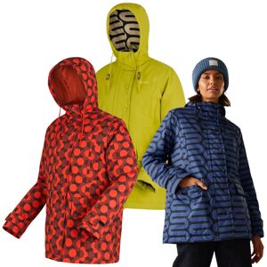 Regatta Orla Kiely Womens Mid Length Waterproof Insulated Jacket Regatta Orla Kiely Womens Mid Length Waterproof Insulated Jacket