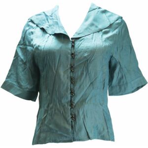 Alice'S Pig Women'S Teal Helena'S Hound Blouse Ap0134 Nwt Alice'S Pig Women'S Teal Helena'S Hound Blouse Ap0134 Nwt