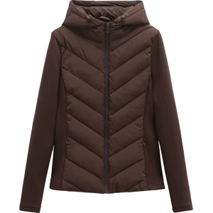 Does Not Apply Women 2025 Cotton Jacket Patchwork Hooded Coat Long Sleeve Standing Collar Does Not Apply Women 2025 Cotton Jacket Patchwork Hooded Coat Long Sleeve Standing Collar