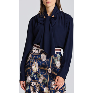 Gant Women'S Navy Long Sleeve Viscose Bow Blouse Size 38 Eu 10 Uk 8 Us 4300111 Gant Women'S Navy Long Sleeve Viscose Bow Blouse Size 38 Eu 10 Uk 8 Us 4300111