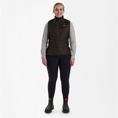 Deerhunter Lady Caroline Padded Waistcoat Brown Leaf Deerhunter Lady Caroline Padded Waistcoat Brown Leaf