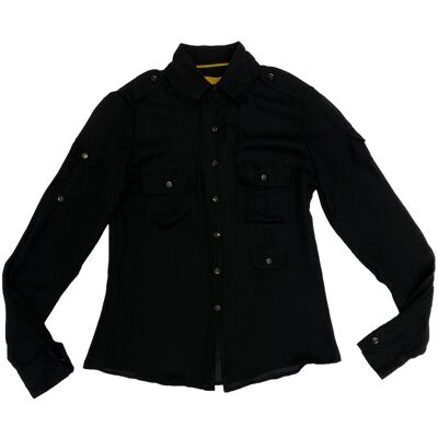 Hanley Mellon Women'S Sheer Fidel Blouse Hanley Mellon Women'S Sheer Fidel Blouse